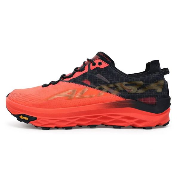 ALTRA RUNNING SHOES MEN'S MONT BLANC-Coral/Black