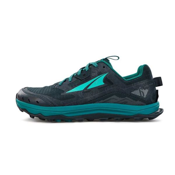 ALTRA RUNNING SHOES WOMEN'S LONE PEAK 6-Black/Green - Click Image to Close