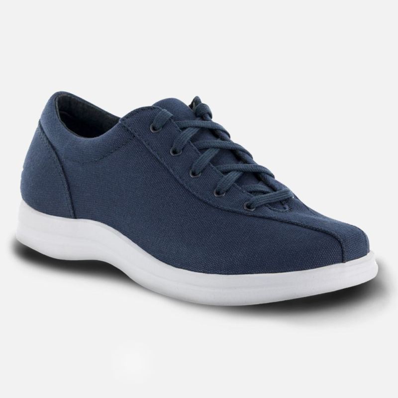 Apex Women's Ellen Casual Shoe - Navy Canvas | Canada New Arrivals