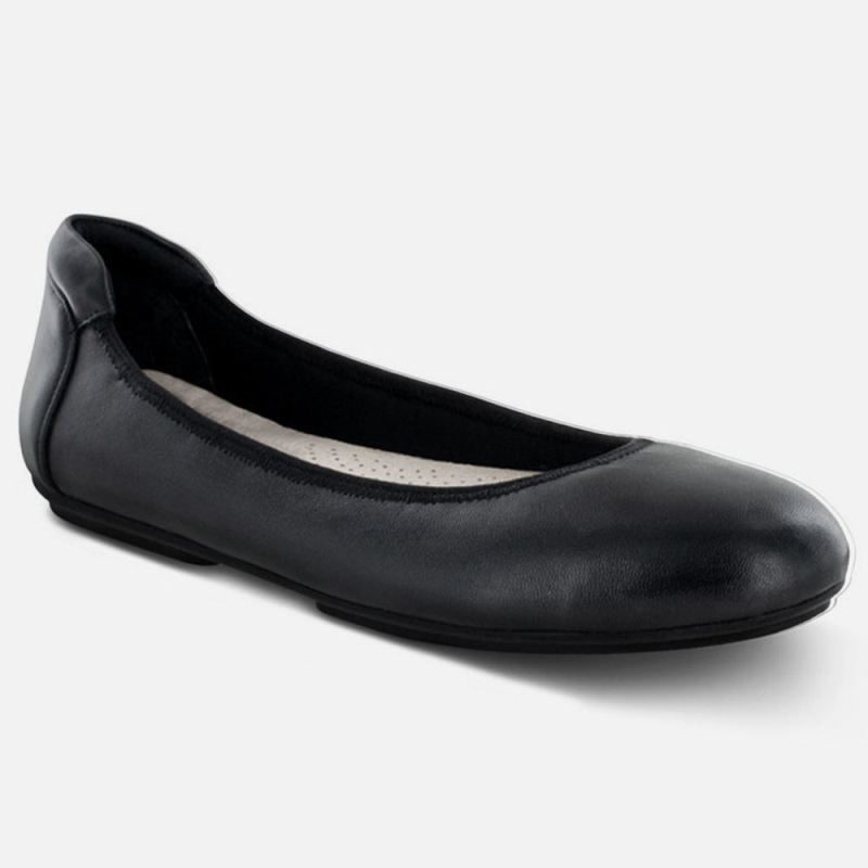 Apex Women's Ballet Flats - Casual Shoe - Black | Canada New Arrivals