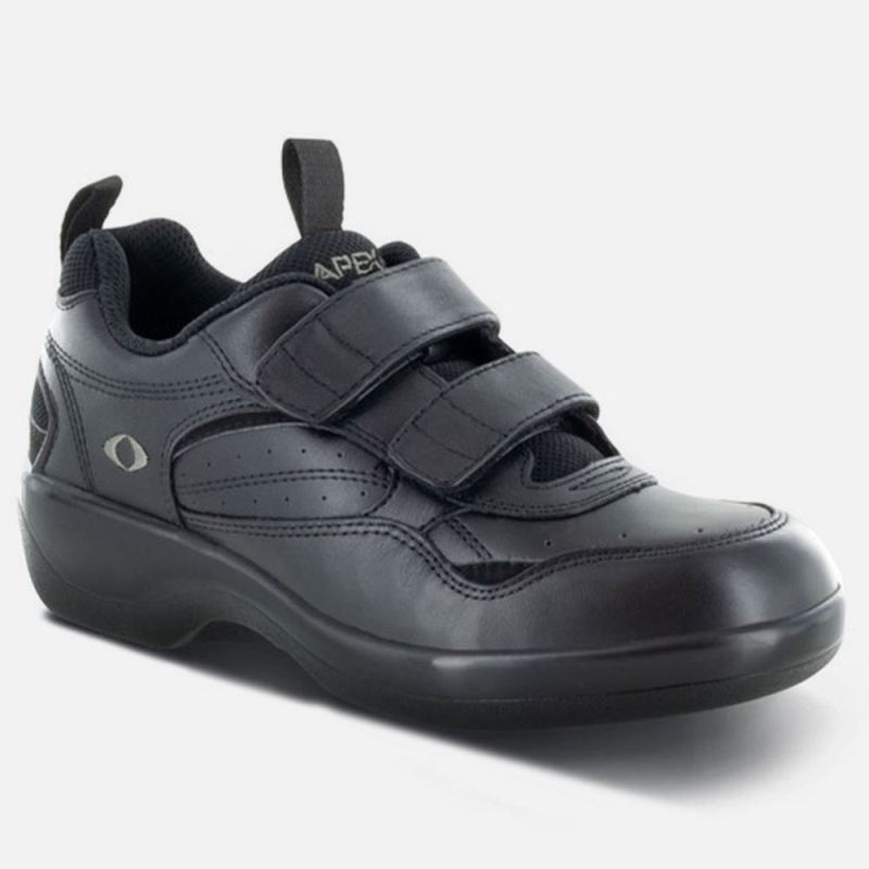 Apex Women's Active Walking Shoe - Biomechanical - Black | Canada New Arrivals