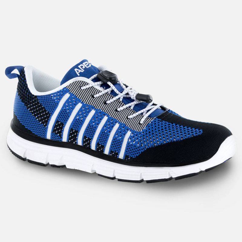 Apex Men's Knit Active Shoe Bolt - Navy | Canada New Arrivals