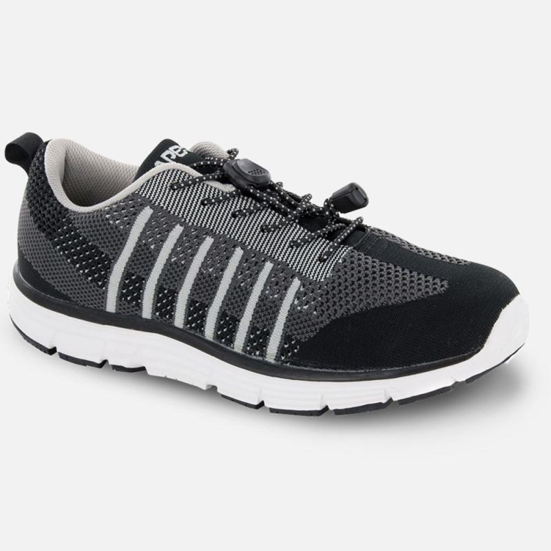 Apex Men's Knit Active Shoe Bolt - Black | Canada New Arrivals