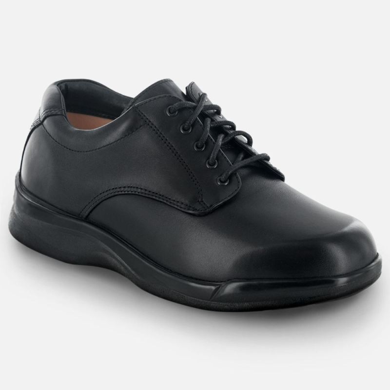 Apex Men's Conform Classic Oxford Dress Shoe - Black | Canada New Arrivals