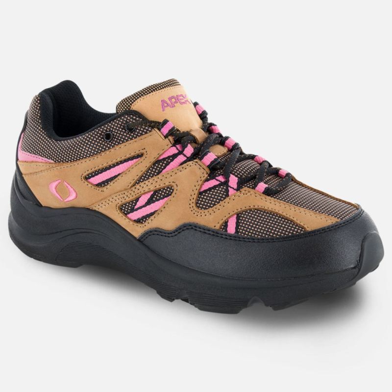 Apex Women's Trail Runner Active Shoe - Sierra Brown/Pink | Canada New Arrivals