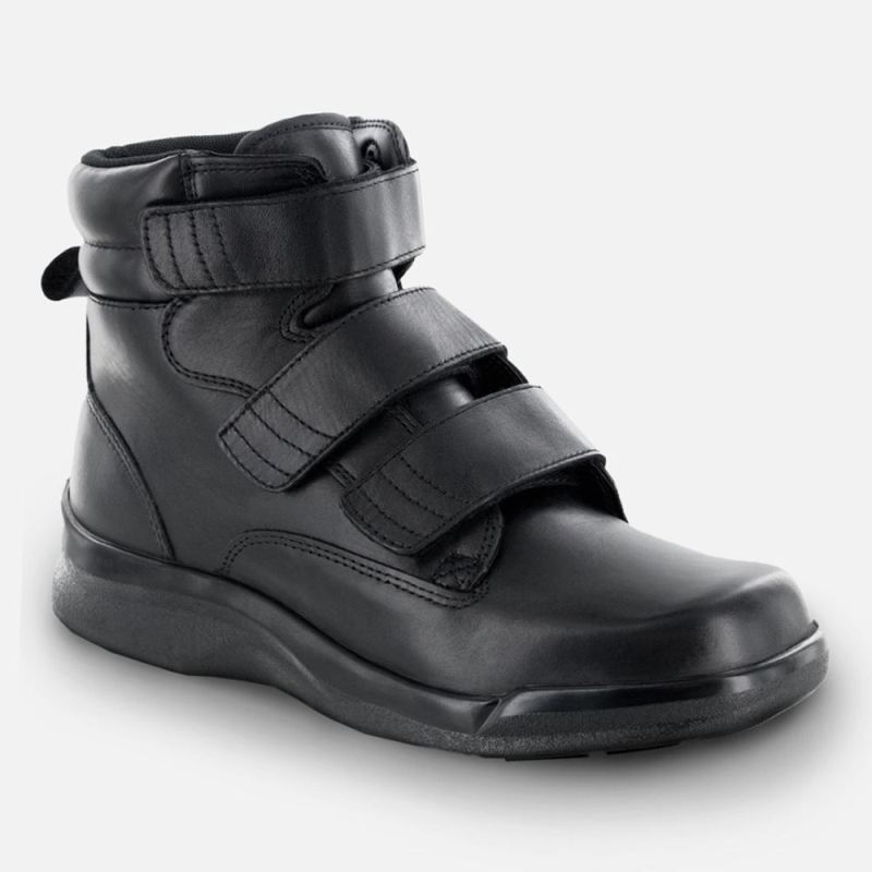 Apex Men's Biomechanical Triple-Strap Work Boot - Black | Canada New Arrivals