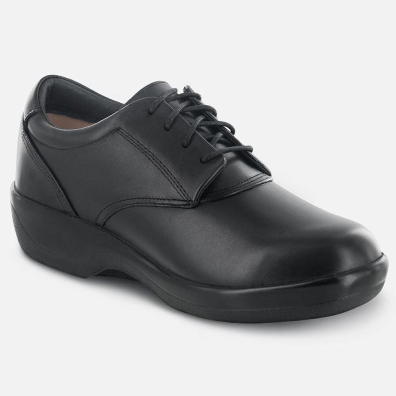 Apex Women's Conform Classic Oxford Dress Shoe - Black | Canada New Arrivals