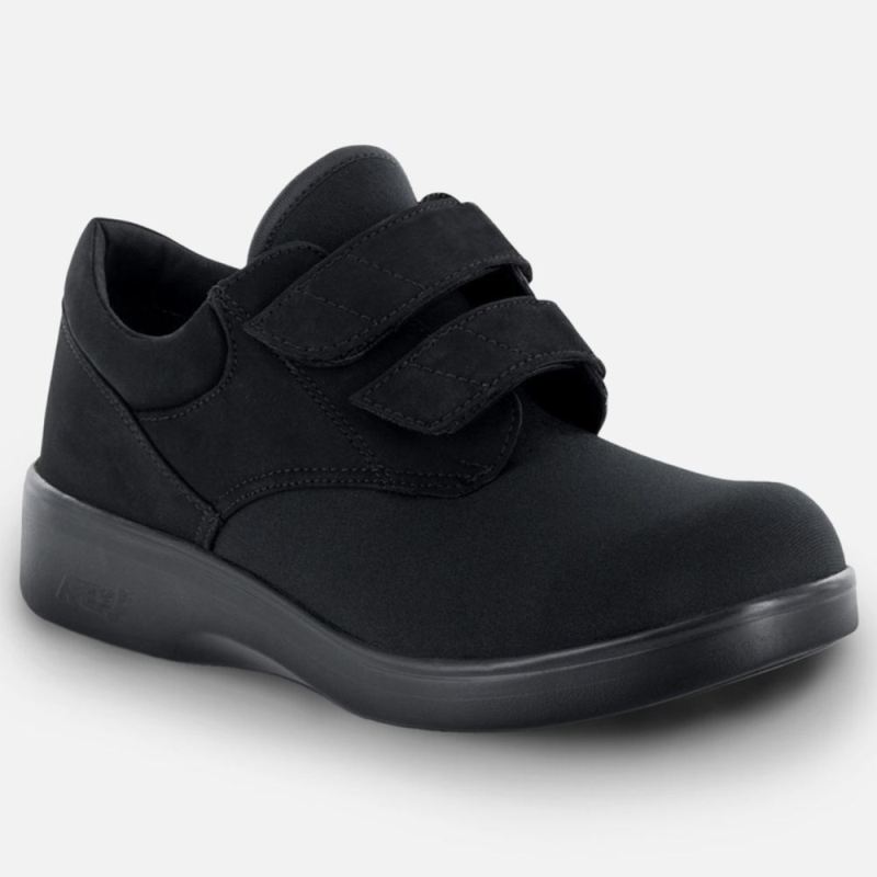 Apex Men & Women's Stretchable Double Strap Casual Shoe - Black | Canada New Arrivals