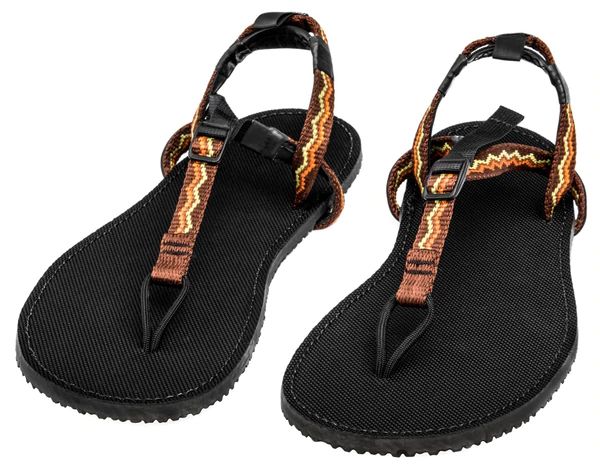 Bedrock | Men's Classic Sandals-Brown Pattern - Click Image to Close