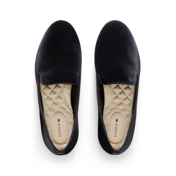 Birdies - Women's The Starling-Black Velvet Flat-Black Velvet