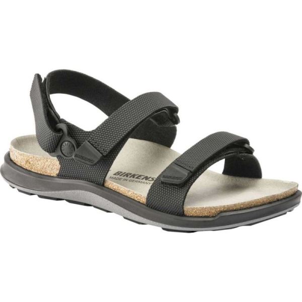 Women's Birkenstock Kalahari Active Birko-Flor Sandal Futura Black Birko-Flor