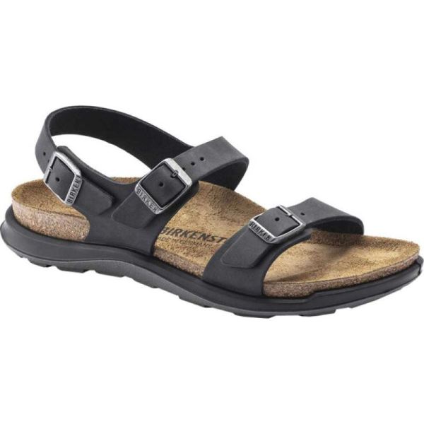 Women's Birkenstock Sonora CT Slingback Sandal Black Oiled Nubuck Leather