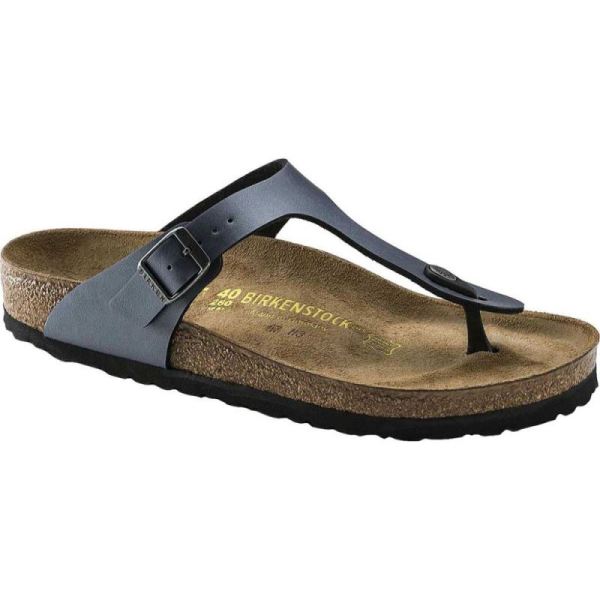 Women's Birkenstock Gizeh Birko Flor Thong Sandal Onyx - Click Image to Close