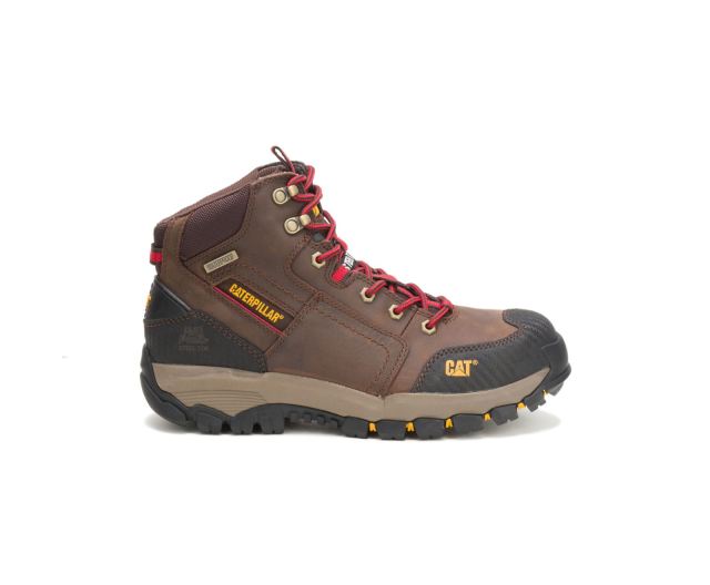 Cat - Navigator Mid Waterproof Steel Toe Work Boot Clay