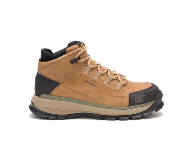 Cat - Utilize Waterproof Alloy Toe Work Boot Sand