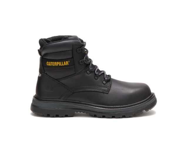 Cat - Fairbanks Steel Toe Work Boot Black - Click Image to Close