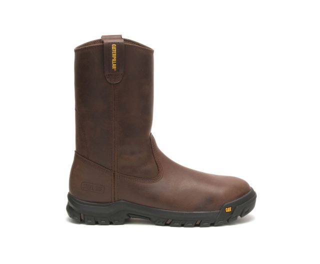 Cat - Drawbar Steel Toe Work Boot Summer Brown - Click Image to Close