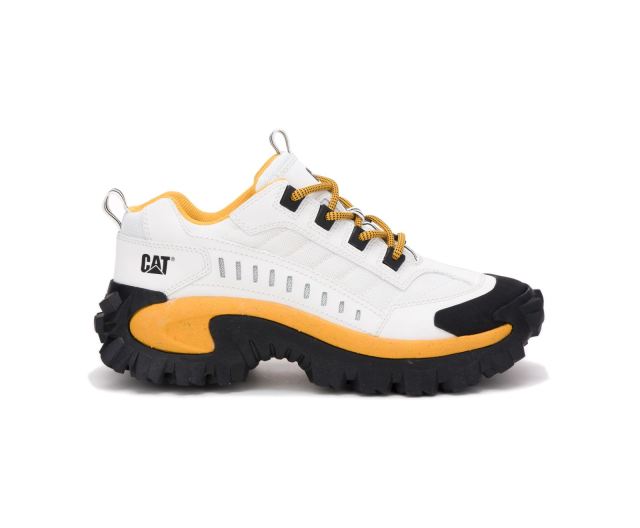 Cat - Intruder Shoe White | Yellow