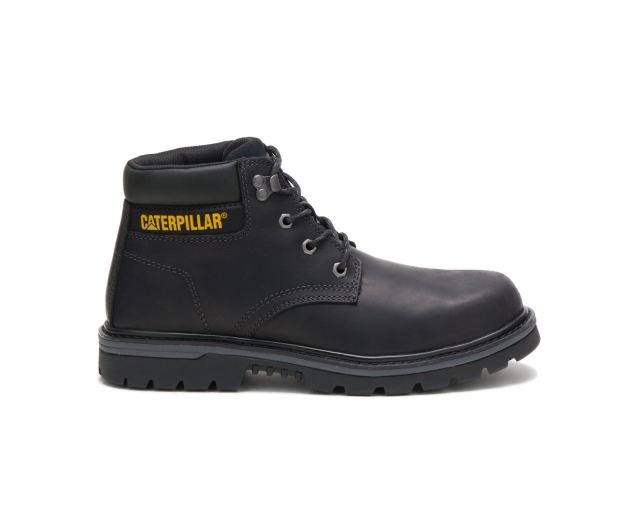 Cat - Outbase Steel Toe Work Boot Black - Click Image to Close