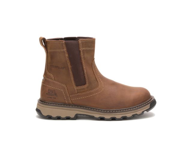 Cat - Pelton Steel Toe Work Boot Brown