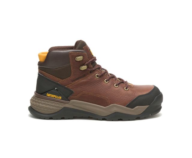 Cat - Provoke Mid Waterproof Alloy Toe Work Boot Oak