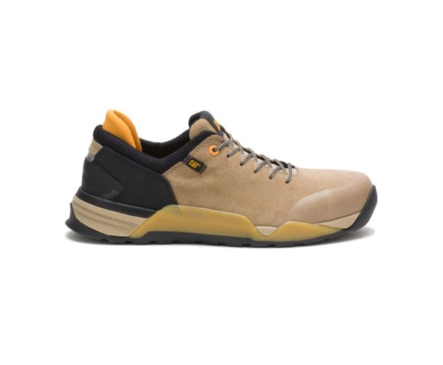 Cat - Sprint Suede Alloy Toe Work Shoe Cornstalk