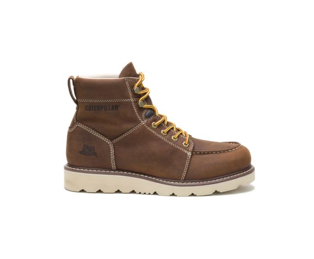 Cat - Tradesman Work Boot Chocolate Brown