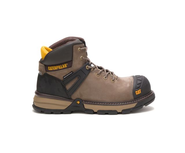 Cat - Excavator Superlite Waterproof Nano Toe Work Boot Bungee Cord