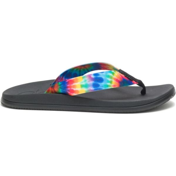 Chacos Flips Men's Chillos Flip - Dark Tie Dye - Click Image to Close