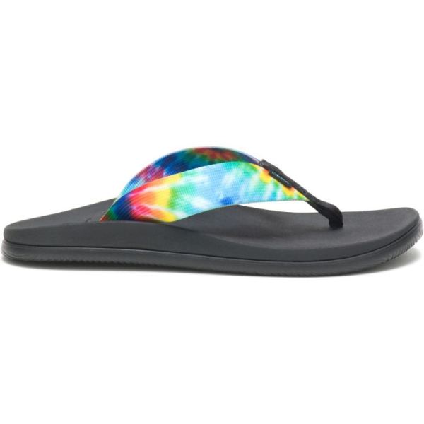 Chacos Sandals Women's Chillos Flip - Dark Tie Dye - Click Image to Close