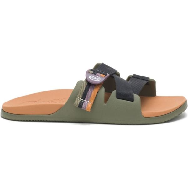 Chacos Flips Men's Chillos Slide - Patchwork Moss