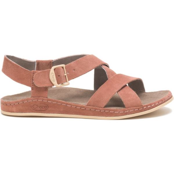 Chacos Sandals Women's Wayfarer - Suede Clay - Click Image to Close