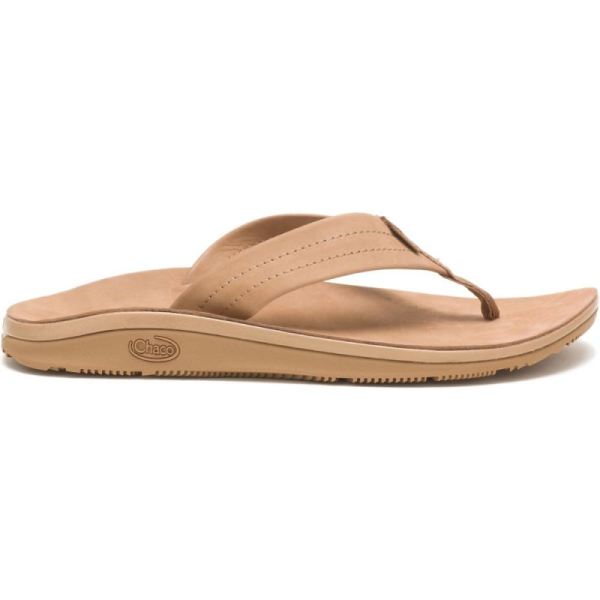 Chacos Sandals Women's Classic Leather Flip - Tan - Click Image to Close