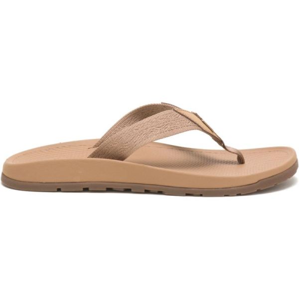 Chacos Sandals Men's Lowdown Flip - Tan - Click Image to Close