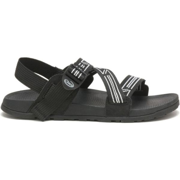 Chacos Sandals Men's Lowdown Sandal - Luminous Black/White - Click Image to Close