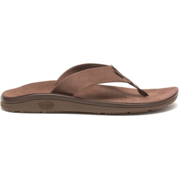 Chacos Flips Women's Classic Leather Flip - Dark Brown