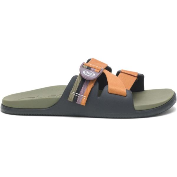 Chacos Flips Women's Chillos Slide - Patchwork Black Olive