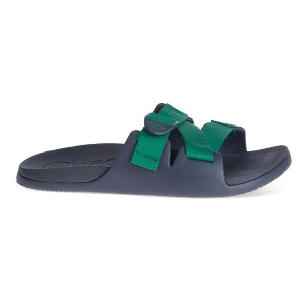 Chacos Sandals Men's Chillos Slide - Navy - Click Image to Close