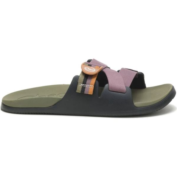 Chacos Sandals Men's Chillos Slide - Patchwork Black Olive