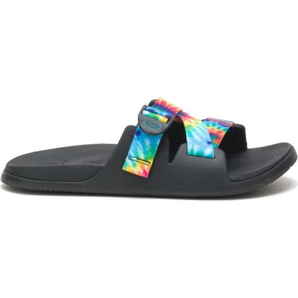 Chacos Flips Men's Chillos Slide - Dark Tie Dye