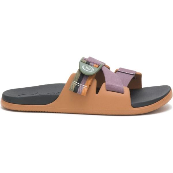 Chacos Flips Women's Chillos Slide - Patchwork Brown