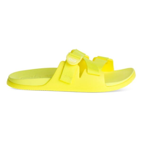 Chacos Sandals Men's Chillos Slide - Lemon - Click Image to Close