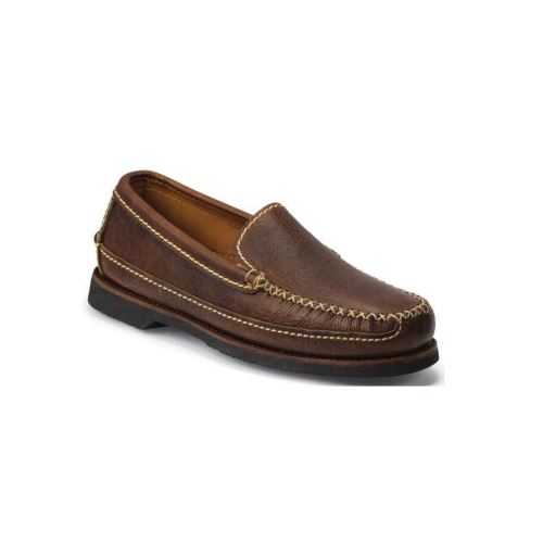 CHIPPEWA BOOTS | MEN'S RUGGED CASUAL BISON LOAFERS-BROWN - Click Image to Close