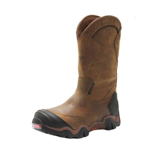 CHIPPEWA BOOTS | MEN'S CROSS TERRAIN WATERPROOF WESTERN WORK BOOTS - NANO COMPOSITE TOE-BROWN - Click Image to Close