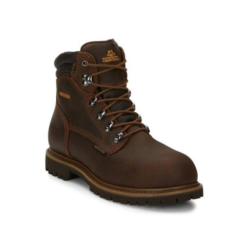 CHIPPEWA BOOTS | MEN'S INSULATED COMPOSITE TOE 6" WATERPROOF WORK BOOTS-BARK