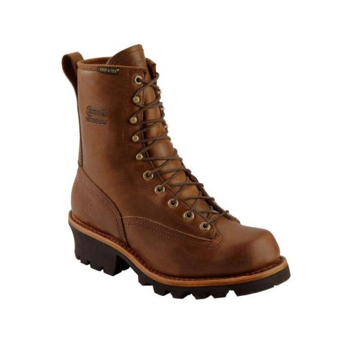 CHIPPEWA BOOTS | MEN'S STEEL TOE INSULATED LOGGER WORK BOOTS-BAY APACHE