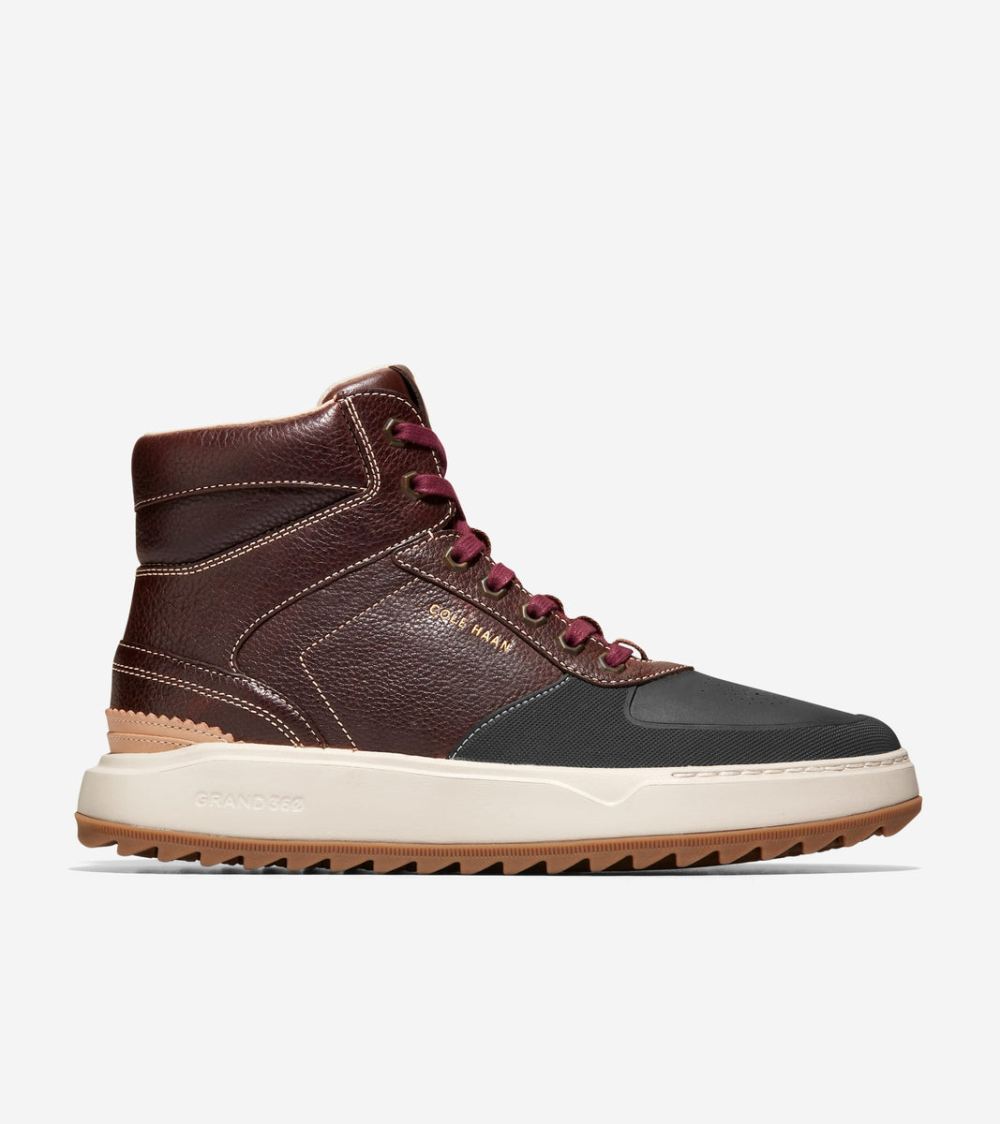 Cole Haan Free Shipping Men's GrandPro Crossover Sneakerboot - Madeira-Black-Oat Cole Haan Free Shipping Men's GrandPro Crossover Sneakerboot - Madeira-Black-Oat