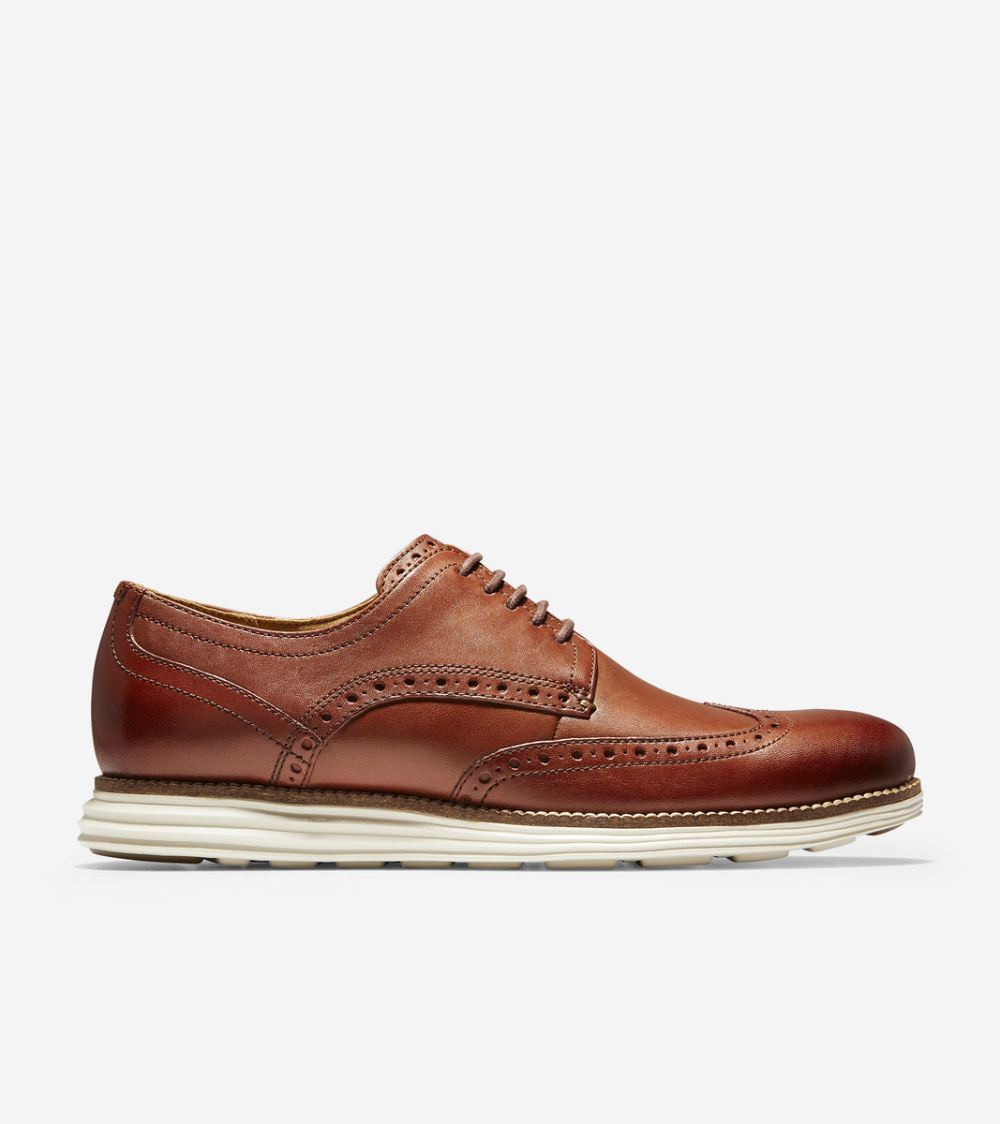 Cole Haan Free Shipping Men's OriginalGrand Wingtip Oxford - Woodbury-ivory Cole Haan Free Shipping Men's OriginalGrand Wingtip Oxford - Woodbury-ivory