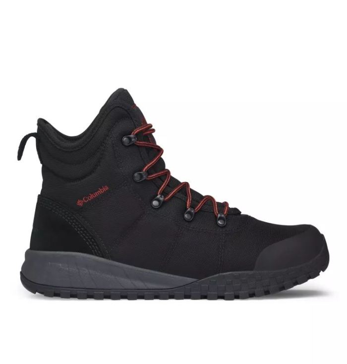 Columbia Men's Fairbanks Omni-Heat Boot-Wide-Black, Rusty | Canada Outlet