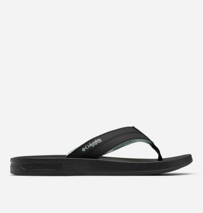 Columbia Women's PFG Tidal Ray Flip Flop-Black, Icy Morn | Canada Outlet